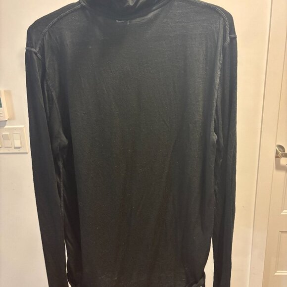 Smartwool Merino 150 Long Sleeve 1/4 Zip Base Layer – Black (Size M) - Picture 6 of 6